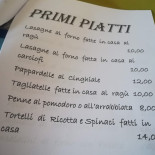 Ristorante Bar La Capanna Carta