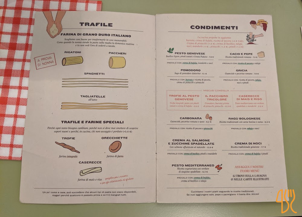 Miscusi Pasta Fresca Torino Carlina Carte