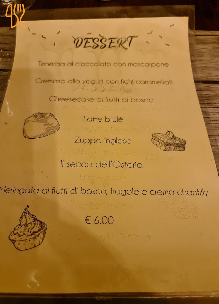Osteria Io E Simone Carte