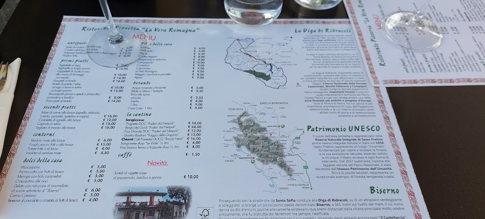 La Vera Romagna Speisekarte