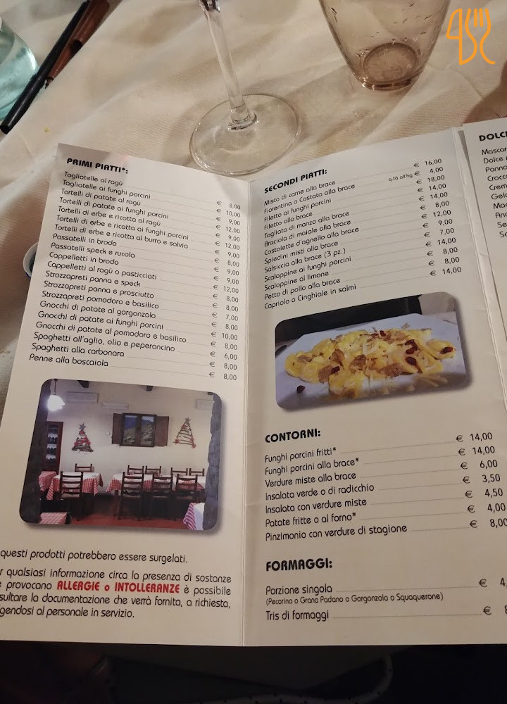 La Vera Romagna Speisekarte