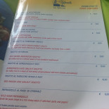 Pizzeria La Sirena Speisekarte