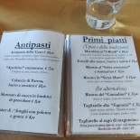 Trattoria El Sorbir Carta