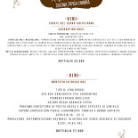 Cantina Mandocc Menu