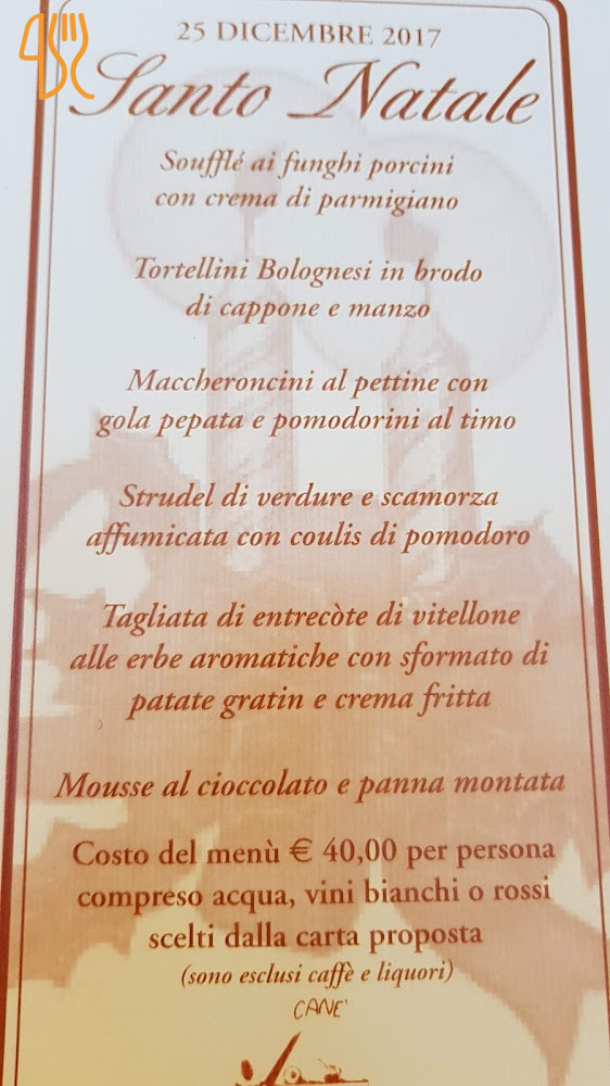 Canè Cucina Tradizionale Emiliano Romagnola A Dozza Speisekarte