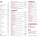 Pizzeria La Romagna Carta