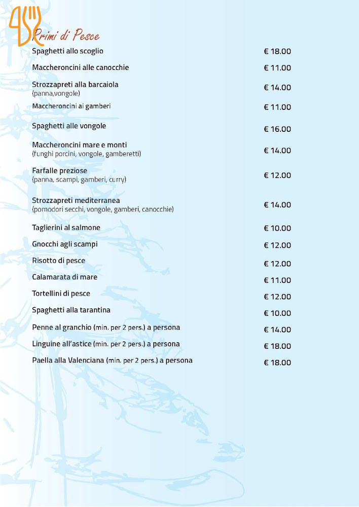 Pizzeria Tre Pini Carte