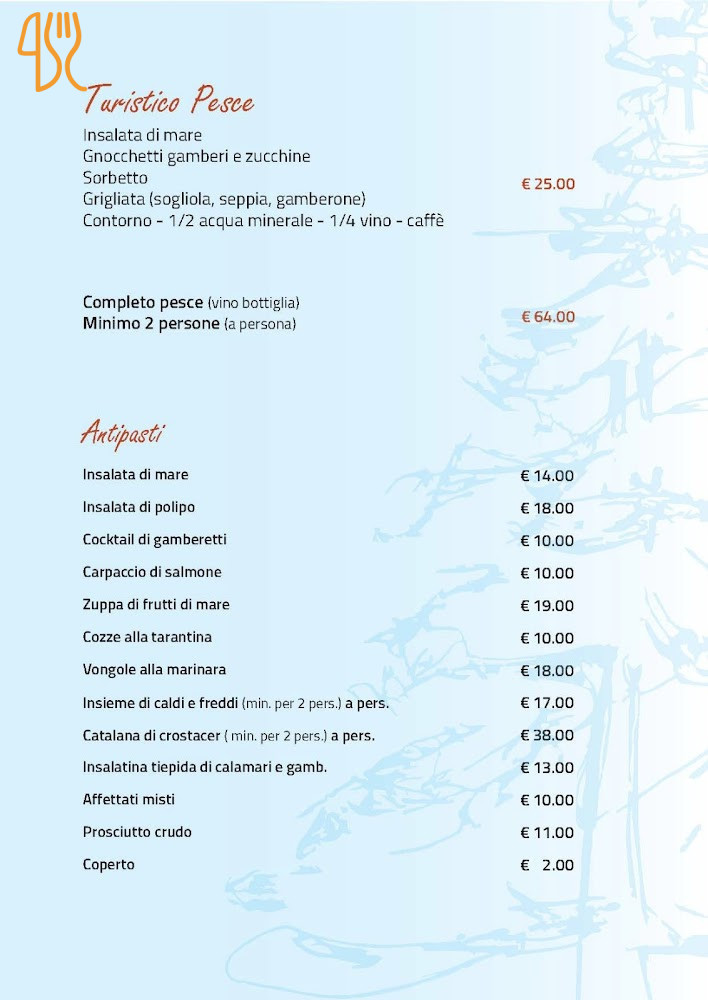 Pizzeria Tre Pini Carte
