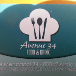Avenue 34 Menu