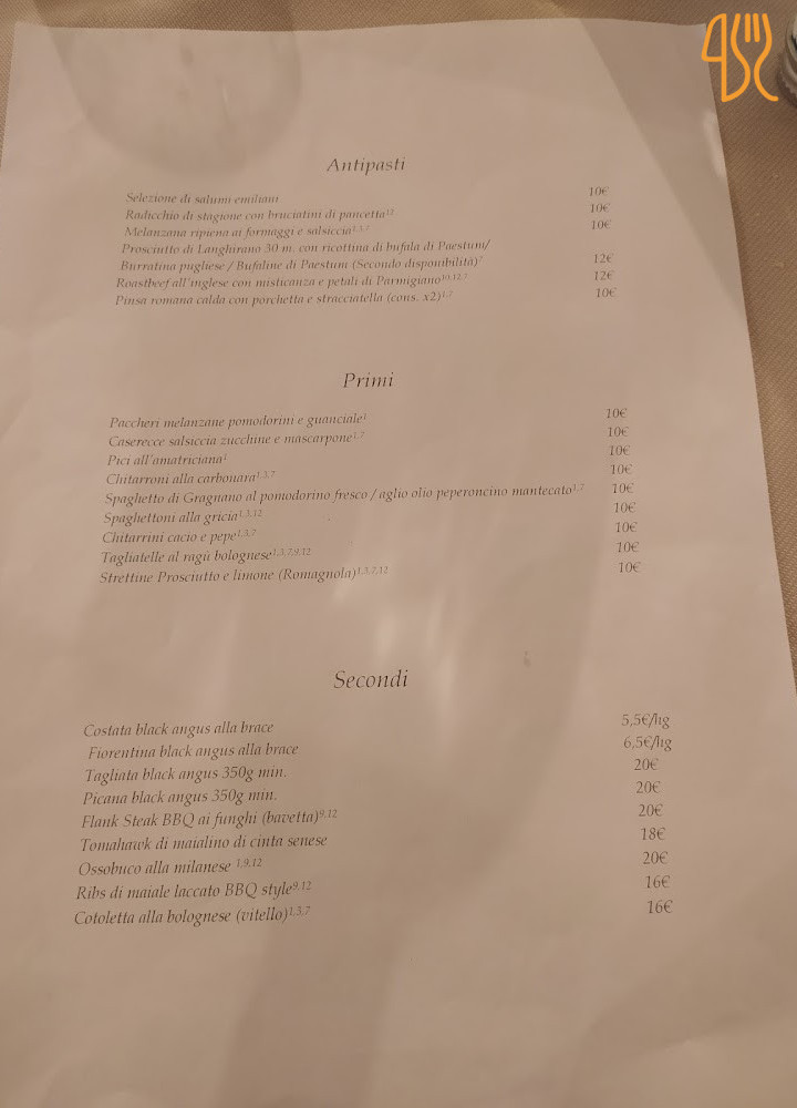 Mamima Menu