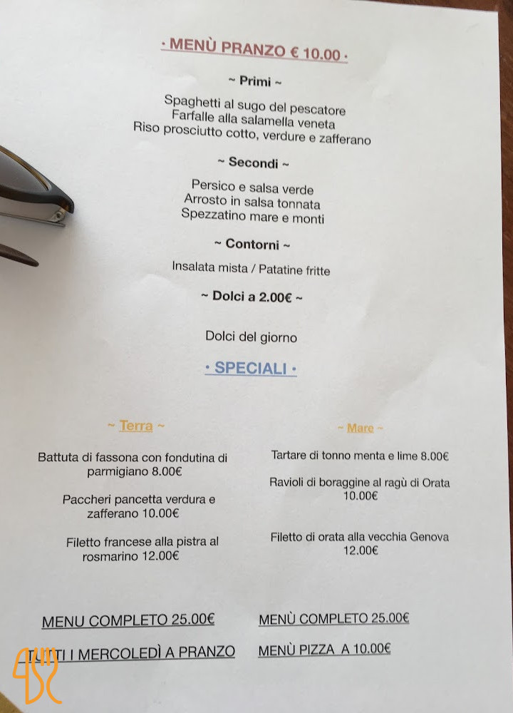 La Terrazza Carta