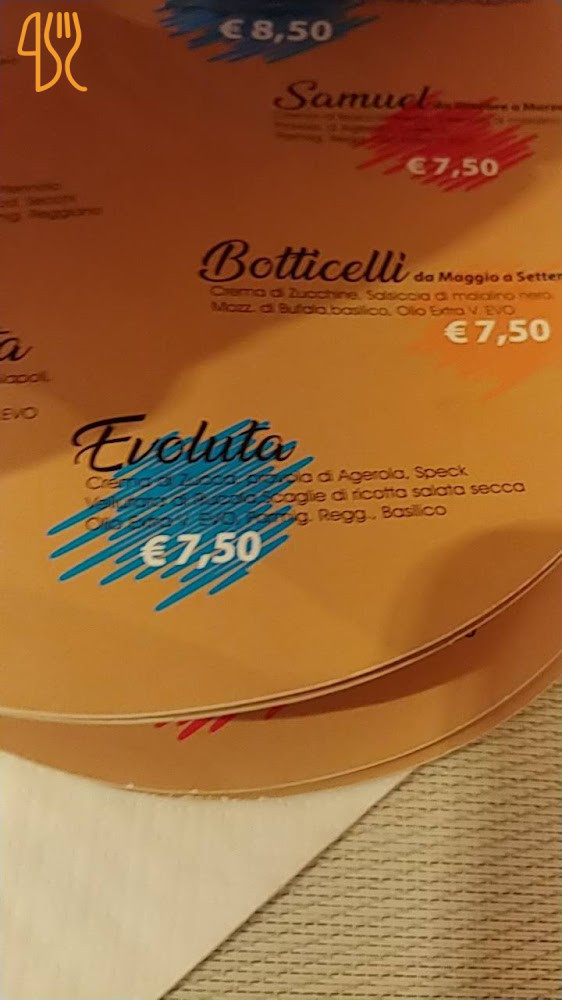 Artepizza Speisekarte
