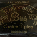 Ristorante Pizzeria Bar Biri Speisekarte