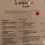 Semiserio Speisekarte