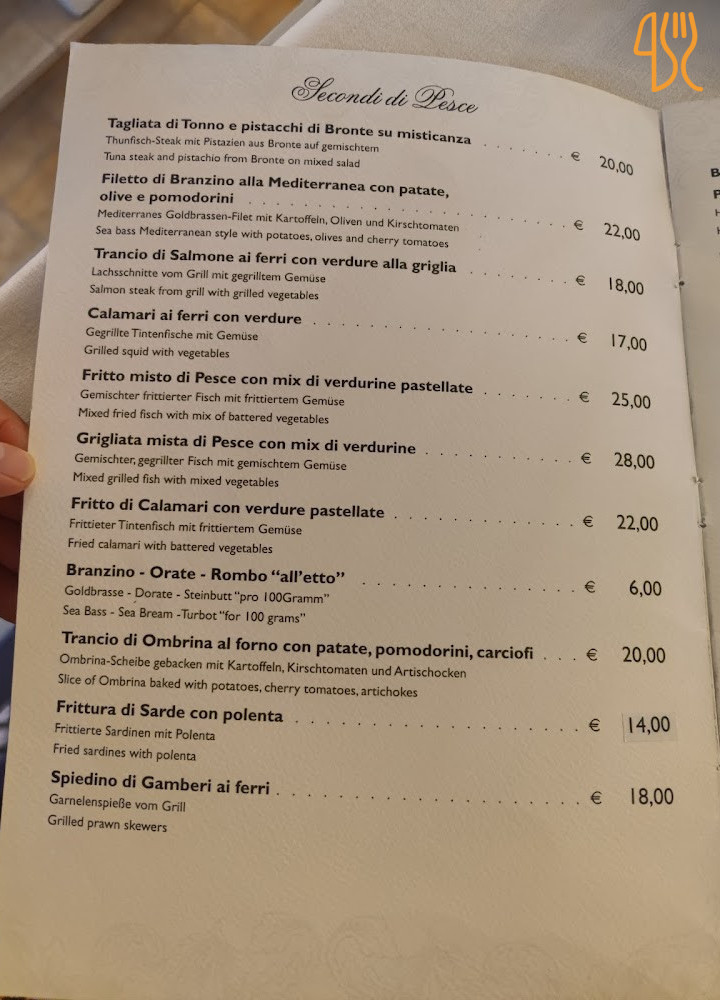 Terrazza Grill Pizzeria Carte