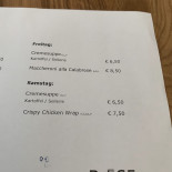 Cafè Rose By Frick Speisekarte