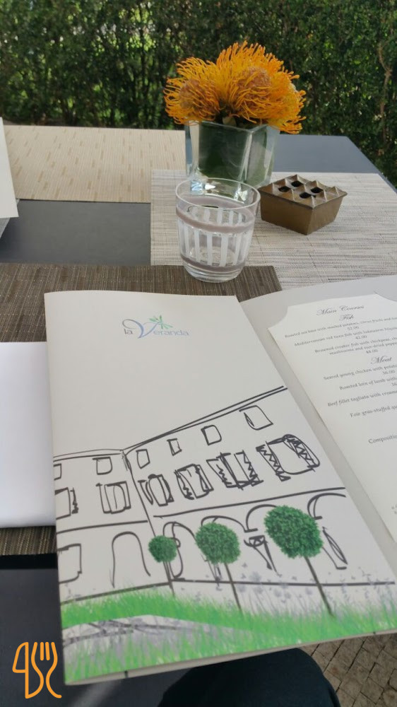 La Veranda Speisekarte