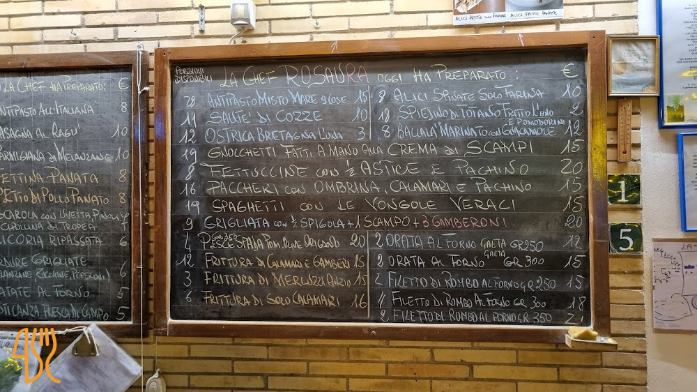 La Terrazza Speisekarte