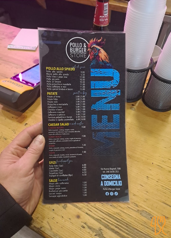 Pollo&burger Store Carte
