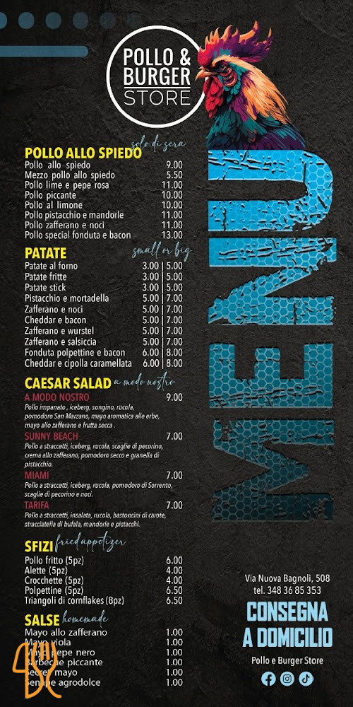 Pollo&burger Store Carte