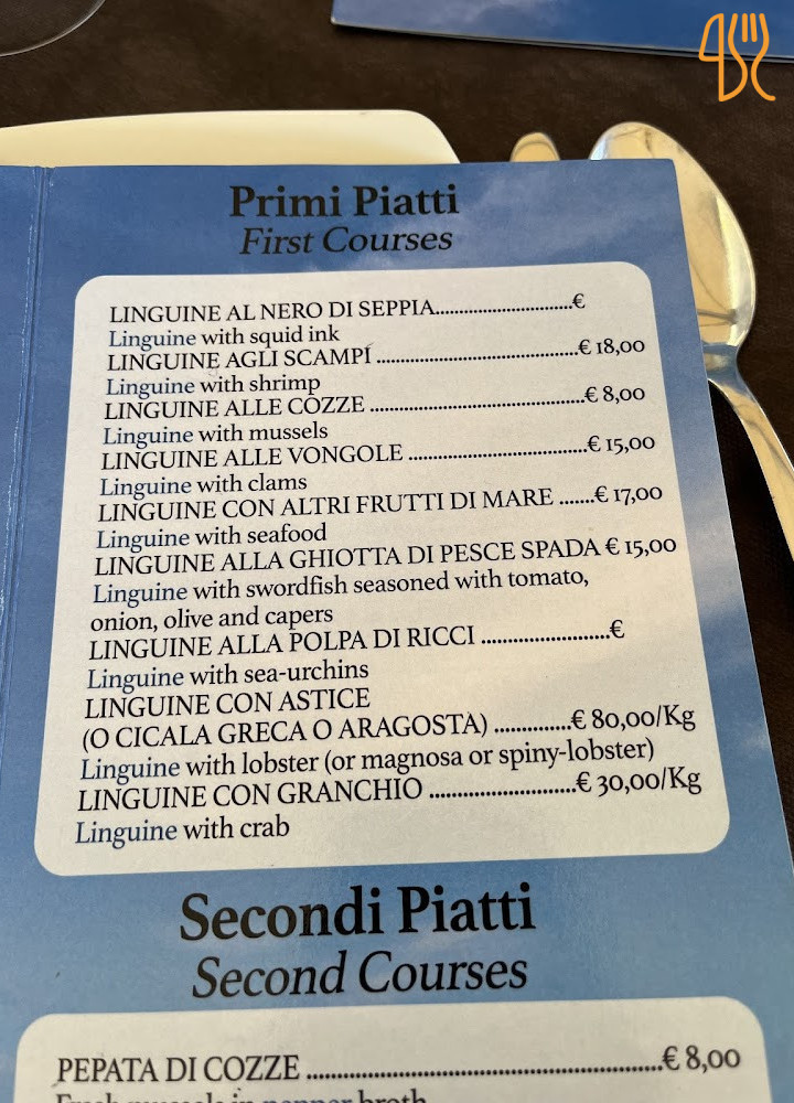 La Cozza D'oro Carta