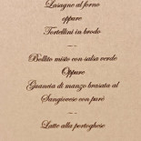 E Parlamintè Speisekarte