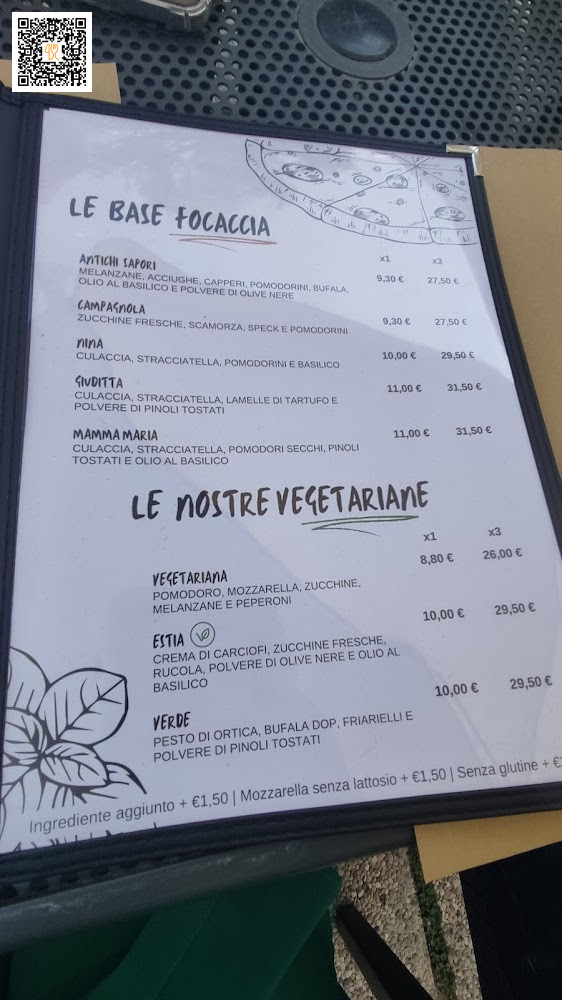 Ale's Pizza Carta