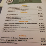 Pesce D'oro Speisekarte