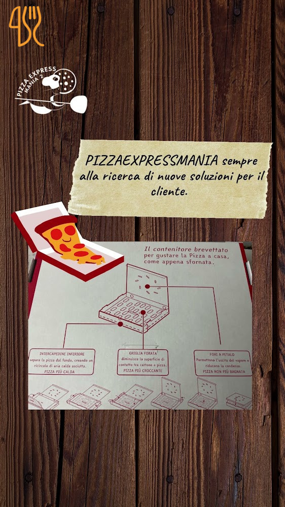 Pizza Mania 2 Speisekarte