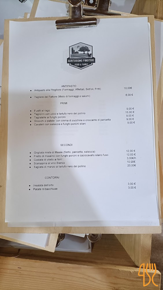 Agriturismo Pingitore Carta