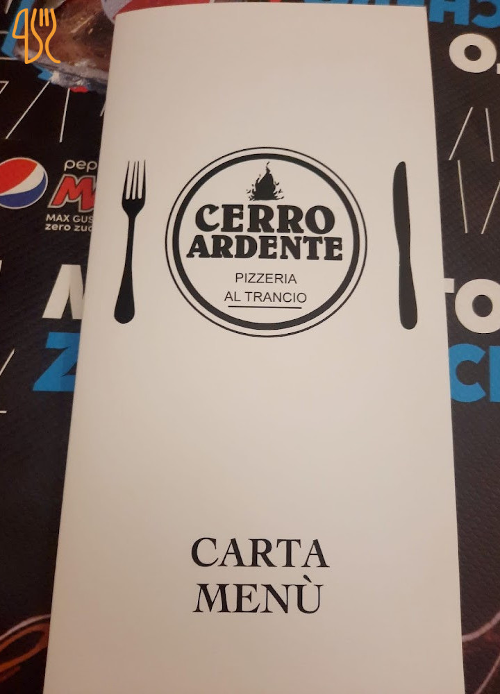 Pizza Al Trancio Cerro Ardente Dal 1972 Carta