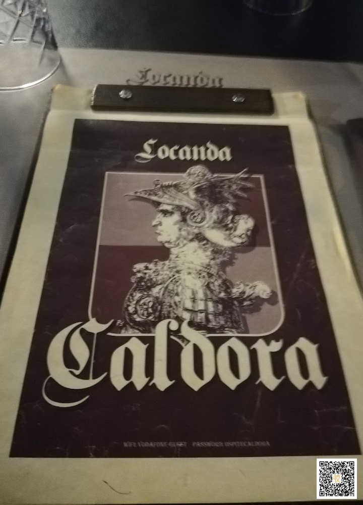 Locanda Caldora Speisekarte