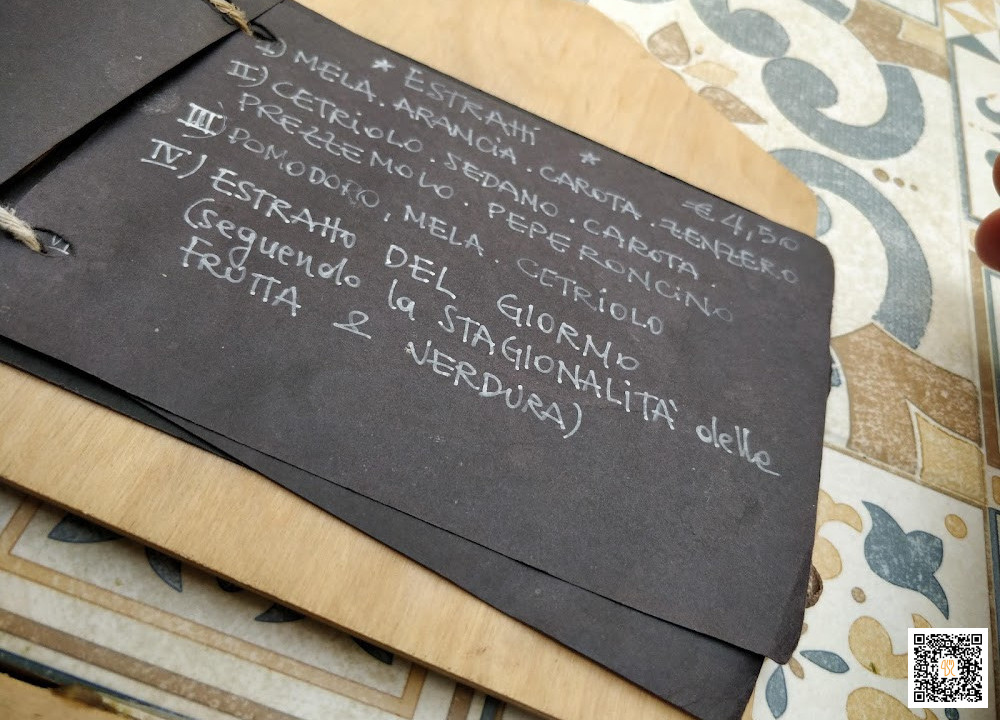 Micro Speisekarte