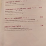 Spadara Bistrò Speisekarte