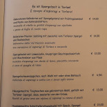 Patauner Speisekarte