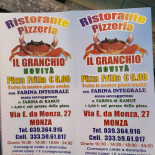 Pizzeria Il Granchio Carta