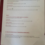 Fininfondo Speisekarte
