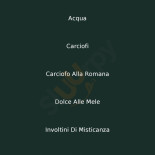 Agustarello Speisekarte