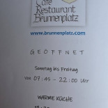 Café Brunnenplatz Carte