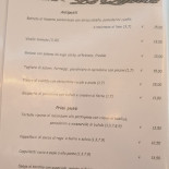 Pizzeria Le Querce Speisekarte