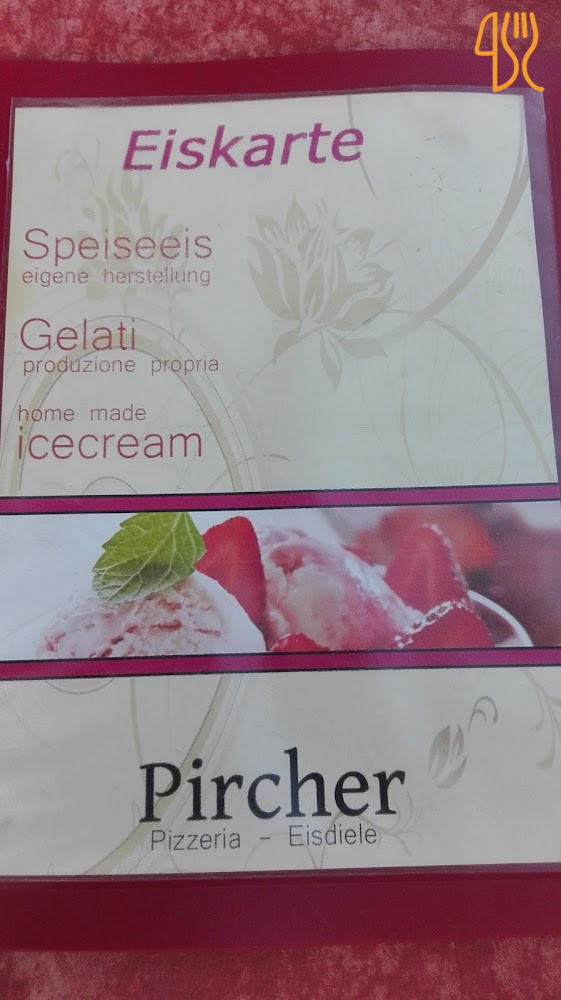 Pizzeria Eisdiele Pircher Carta