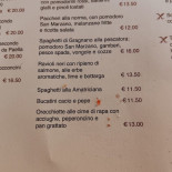 Soqquadro Speisekarte