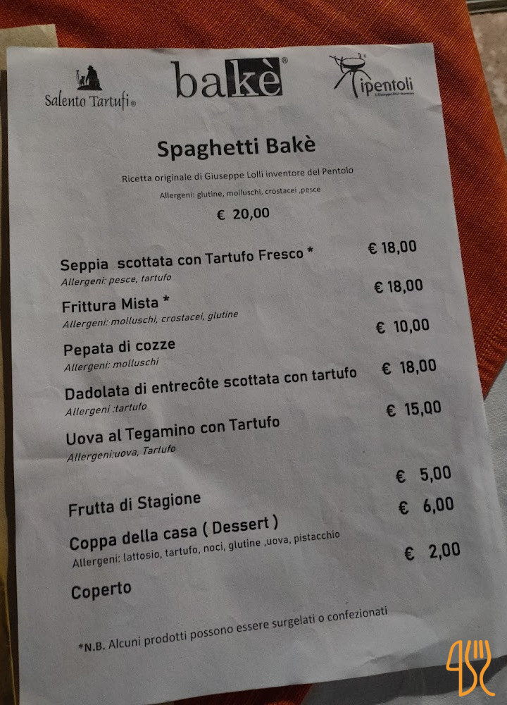 Bakè Carte