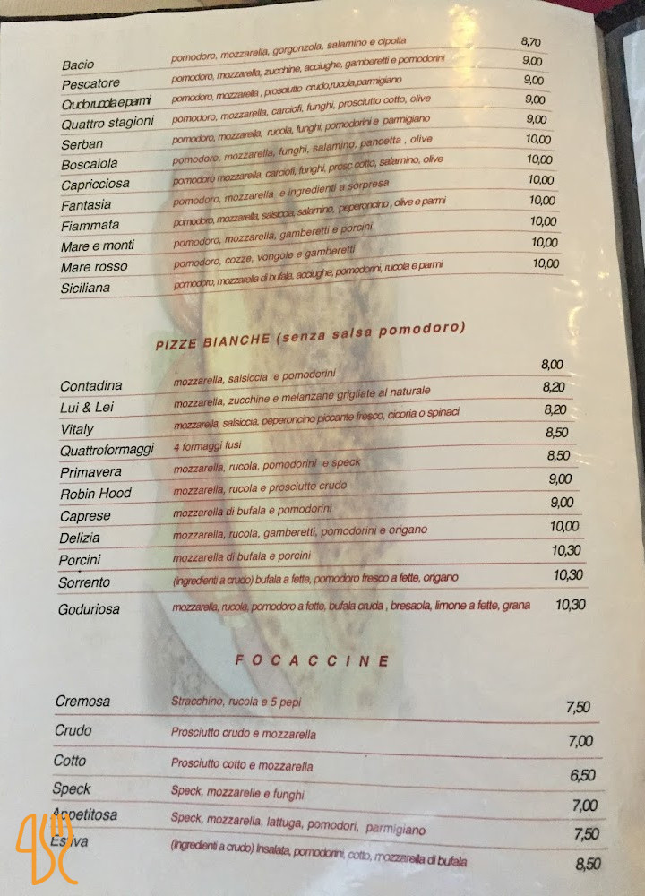 Il Crapulone Carte