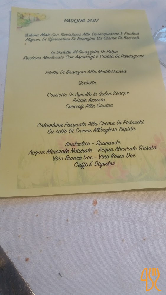Pizzeria Vecchio Ottocento Carta