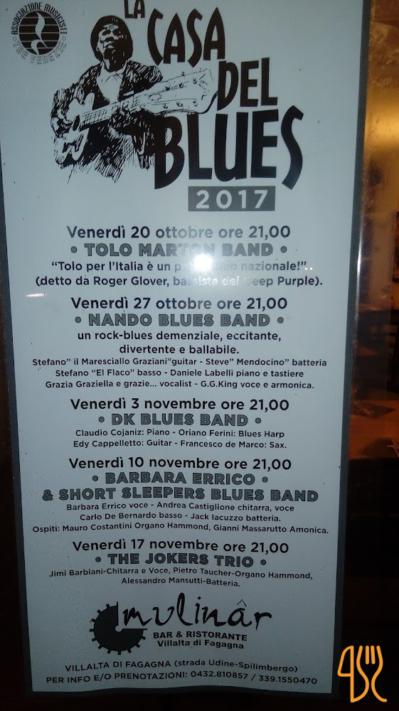 Mulinâr Bar Ristorante Speisekarte