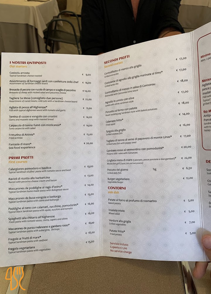 Sa Mesa Carta