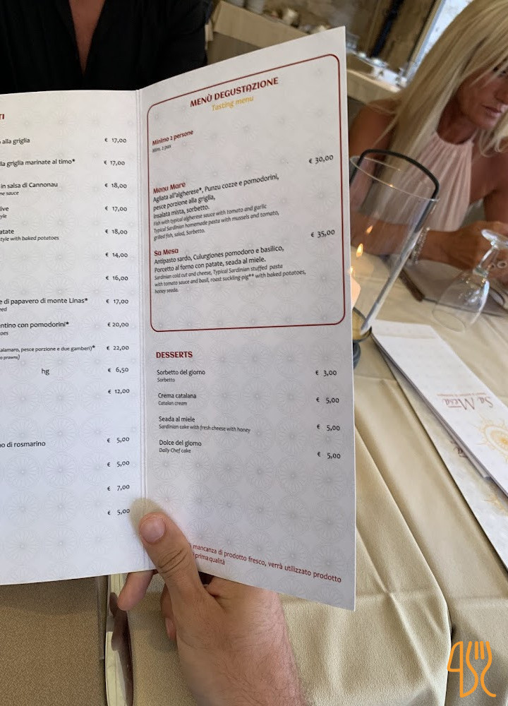 Sa Mesa Carta