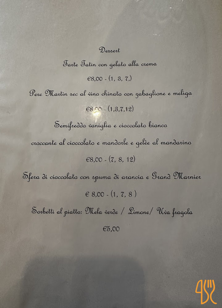 Taberna Libraria Speisekarte