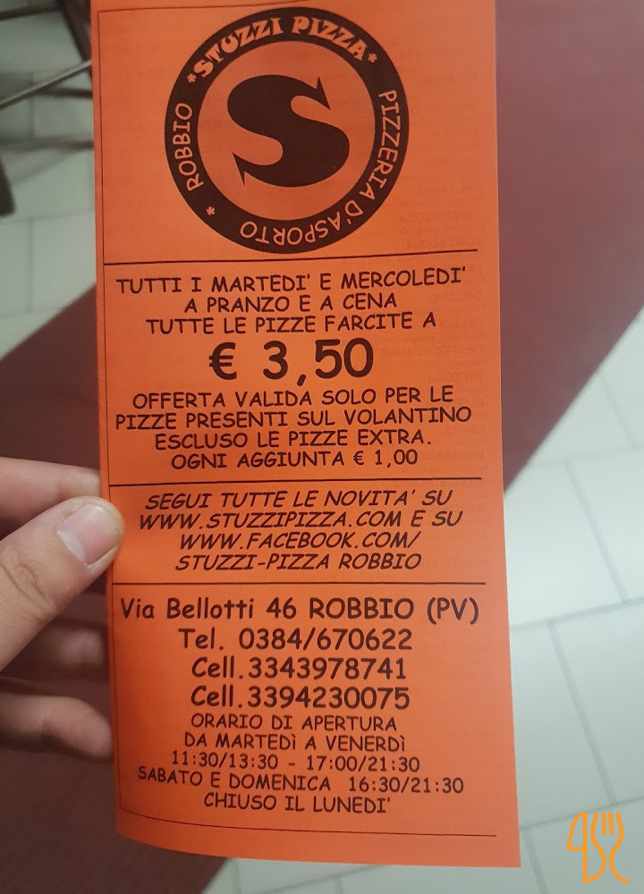 Stuzzi Pizza Carte